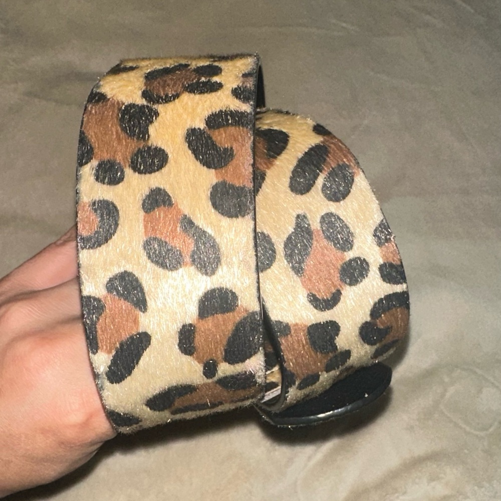 Leopard Print Belt - Picture 5 of 9